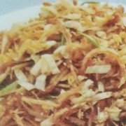 什锦炒面 <br> Meat &amp; Vegetable Fried Noodle 